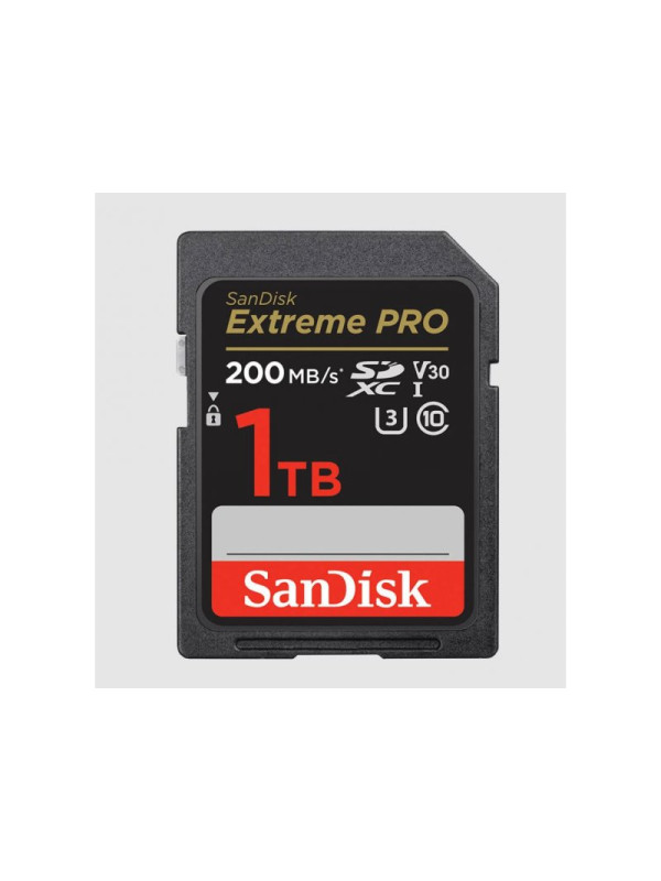 SanDisk SDXC 1TB Extreme ProDeluxe 200MB/s UHS-I Class10 U3 V30