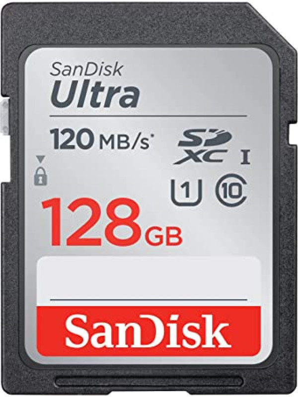 SanDisk SDHC 128GB Ultra 120MB/s Class 10 UHS-I