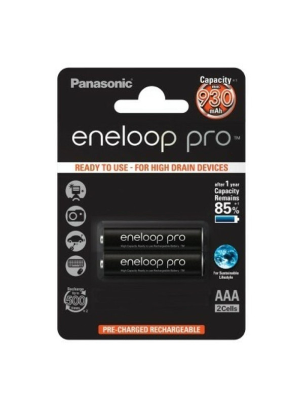 Panasonic bat. eneloop pro AAA/2B(BK-4HCDE/2BE)