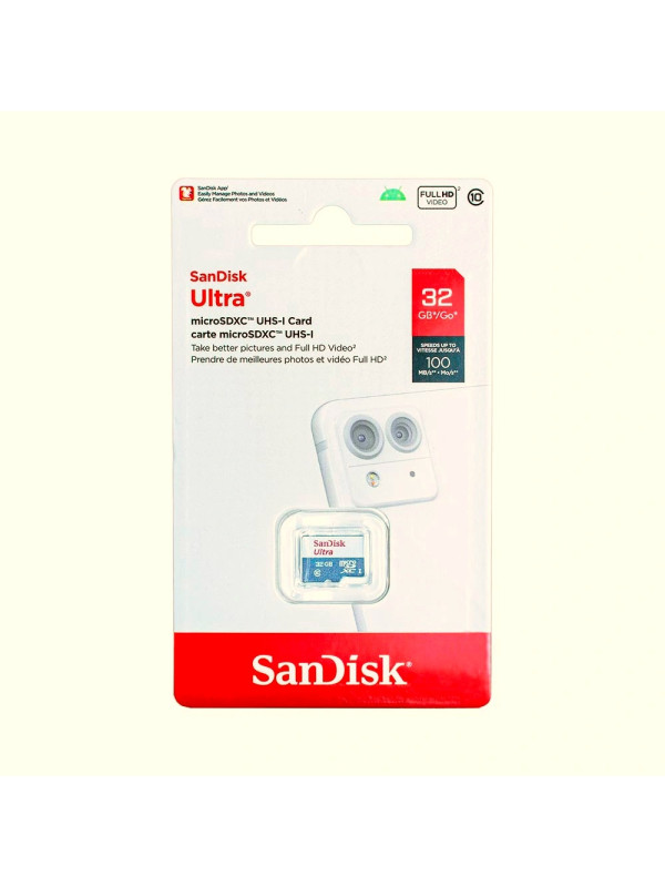 SanDisk SDHC 32GB Ultra Micro 100MB/Class 10/UHS-I