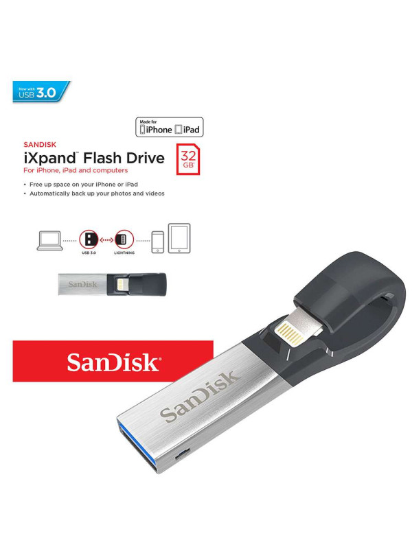 SanDisk USB 32GB iXpand Flash Drive za iPhone