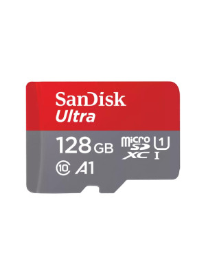 SanDisk SDXC 128GB Ultra Micro 140MB/s A1 Class 10 UHS-I sa Adap.