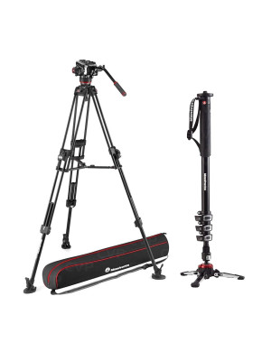 Manfrotto Video SET MVK504XTWINFA stativ sa MVMXPROA4 monopodom 