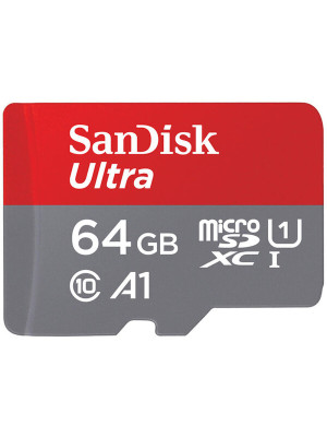 SanDisk SDXC 64GB Ultra Micro 140MB/s A1 Class 10 UHS-I sa Adap.
