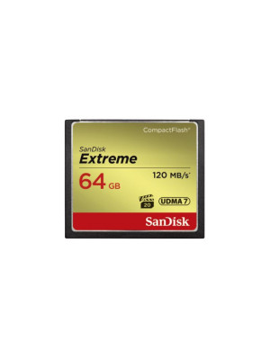 SanDisk CF 64GB Extreme 120MB/s, 85Mb/s UDMA7