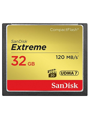SanDisk CF 32GB Extreme 120 MB/s 85MB/s write