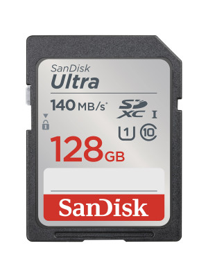 SanDisk SDXC 128GB Ultra 140MB/s Class 10 UHS-I