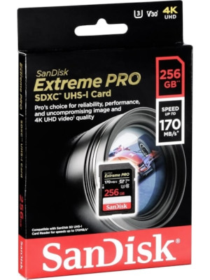 SanDisk  SDXC 256GB EXTREME PRO 170MB/S
