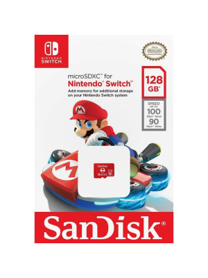SanDisk SDXC 128GB micro 100MB/s R, 90MB/s W for Nintendo Switch