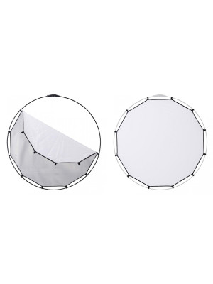 LASTOLITE LL LR3331 HALOCOMPACT PLUS REFLECTOR 98CM SILVER/WHITE +  Lastolite LL LR3334 HaloCompact P Cov 98CM 2 SDiff 