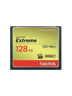 SanDisk CF 128GB Extreme 120MB/s, 85Mb/s UDMA7