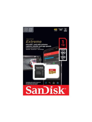 SanDisk SDXC 1TB Micro Extreme 190MB/s +SD Adap.