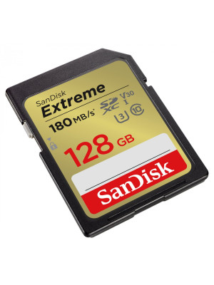 SanDisk SDXC 128GB Extreme, 180MB/s UHS-I Class10 U3 V30