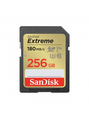 SanDisk SDXC 256GB Extreme, 180MB/s UHS-I Class10 U3 V30