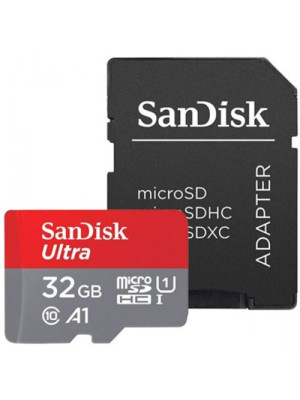 SanDisk SDHC 32GB Ultra Mic.120MB/s A1Class10 UHS-I +Adap.