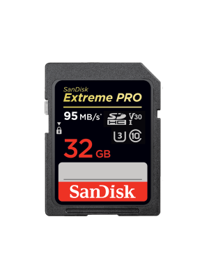 SanDisk SDHC 32GB Extreme Pro 95MB/s V30 UHS-I U3