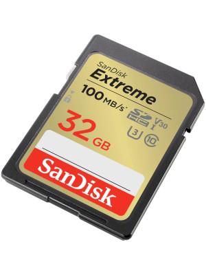 SanDisk SDHC 32GB Extreme 100MB/s V30 UHS-I U3