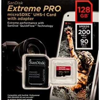 SanDisk SDXC 128GB Micro Extreme Pro 200MB/s A2 C10 V30 UHS-I US+Ad