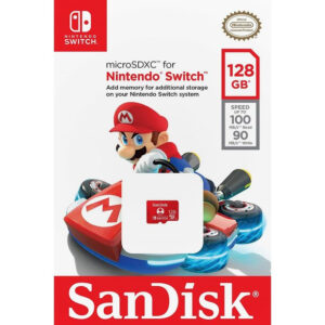 SanDisk SDXC 128GB micro 100MB/s R, 90MB/s W for Nintendo Switch