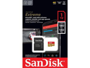 SanDisk SDXC 1TB Micro Extreme 190MB/s +SD Adap.