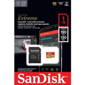 SanDisk SDXC 1TB Micro Extreme 190MB/s +SD Adap.