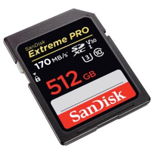 SanDisk  SDXC 512GB EXTREME PRO 170MB/S