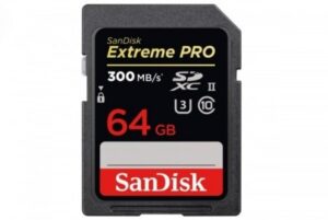 SanDisk Extreme Pro SDHC 64GB - 300MB/s UHS-II