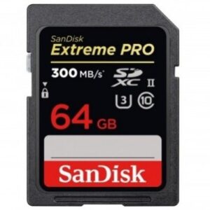 SanDisk Extreme Pro SDHC 64GB - 300MB/s UHS-II