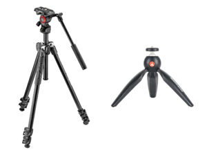 Manfrotto Video SET MK290LTA3-V 290 light kit with video head sa MTPIXIMII-B Mini tripod