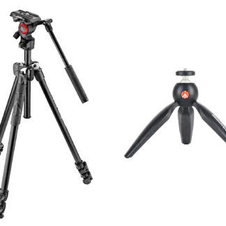 Manfrotto Video SET MK290LTA3-V 290 light kit with video head sa MTPIXIMII-B Mini tripod