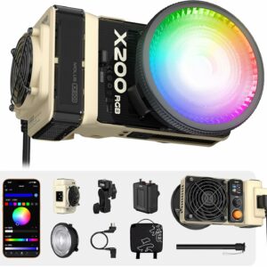 ZHIYUN LED Svetlo Molus X200 RGB COMBO Kit